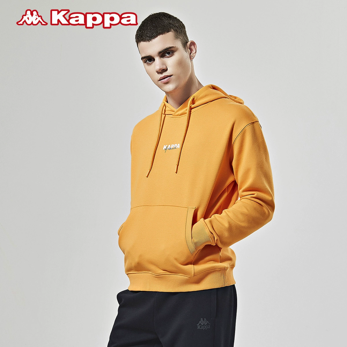 Kappa Kappa nam 2020 áo len thể thao mới áo len dệt kim dài tay giản dị | K0A12MT01 - Thể thao lông cừu / jumper