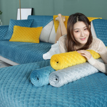 Nine cat sofa cushion European plush non-slip sofa cushion simple modern sofa cover sofa cushion cover full cover towel