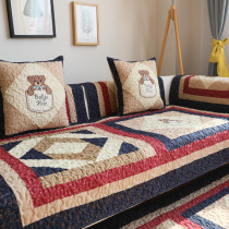 Nine cats cotton sofa cushion four seasons simple modern living room non-slip sofa cushion full cover cover cover cover towel seat cushion