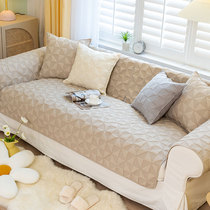 Sofa cushion Cotton Four Seasons fabric simple summer cushion modern universal sofa cover backrest non-slip sofa towel cover
