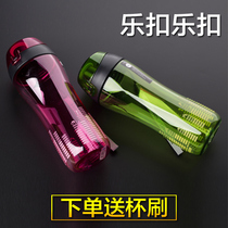 Lotto buckle men and women trend creative personality summer plastic casual water Cup students portable sports fitness kettle