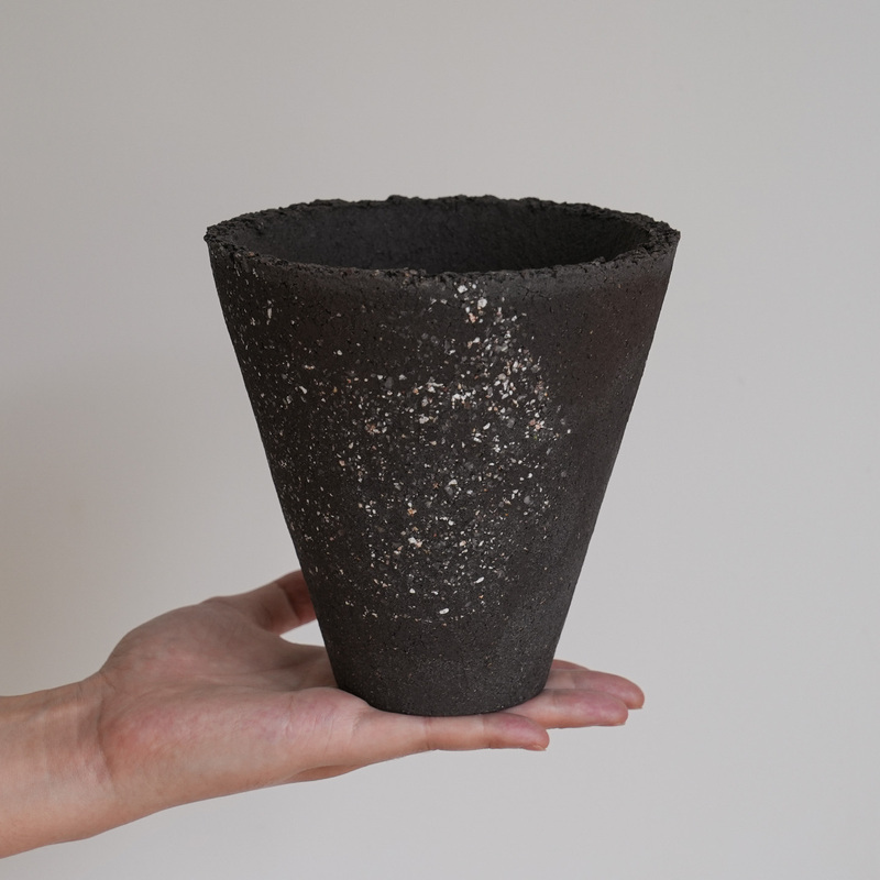 Jingdezhen Handmade Flower Pots, Coarse Pottery, Breathable, Wabi-Sabi Style, Vintage, Specifically for Mexican Ironwood Root Plants
