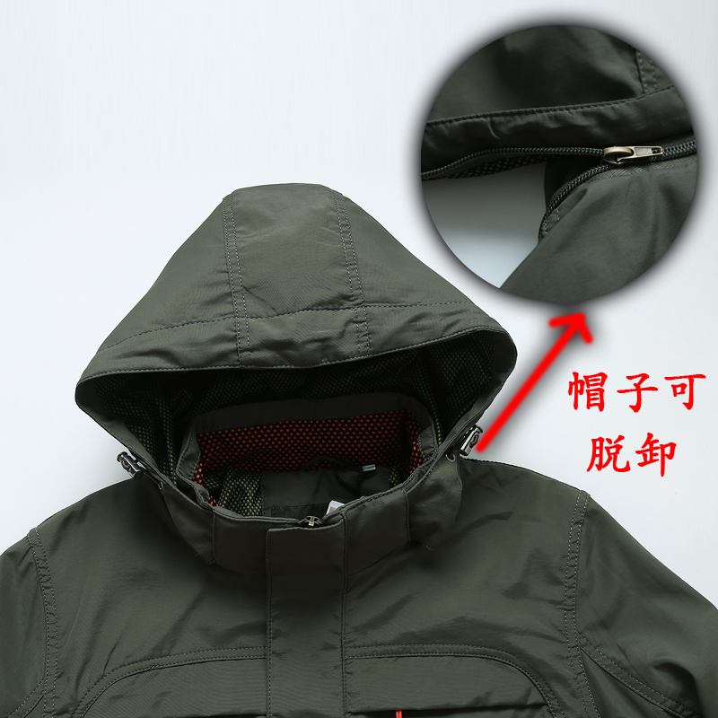 Blouson homme NIANJEEP    manches longues en Nylon - Ref 3118001 Image 4