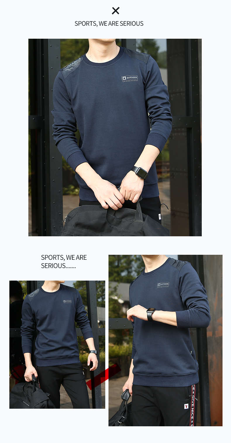 Xe jeep nam nam giản dị cỡ lớn áo len rộng nam 2019 xuân thời trang nam hoang dã áo khoác cổ tròn áo khoác cardigan nam