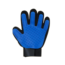 Silver gradient special combing brush breathable and comfortable to remove floating hair cat gloves kitten grooming lint removal silicone comb