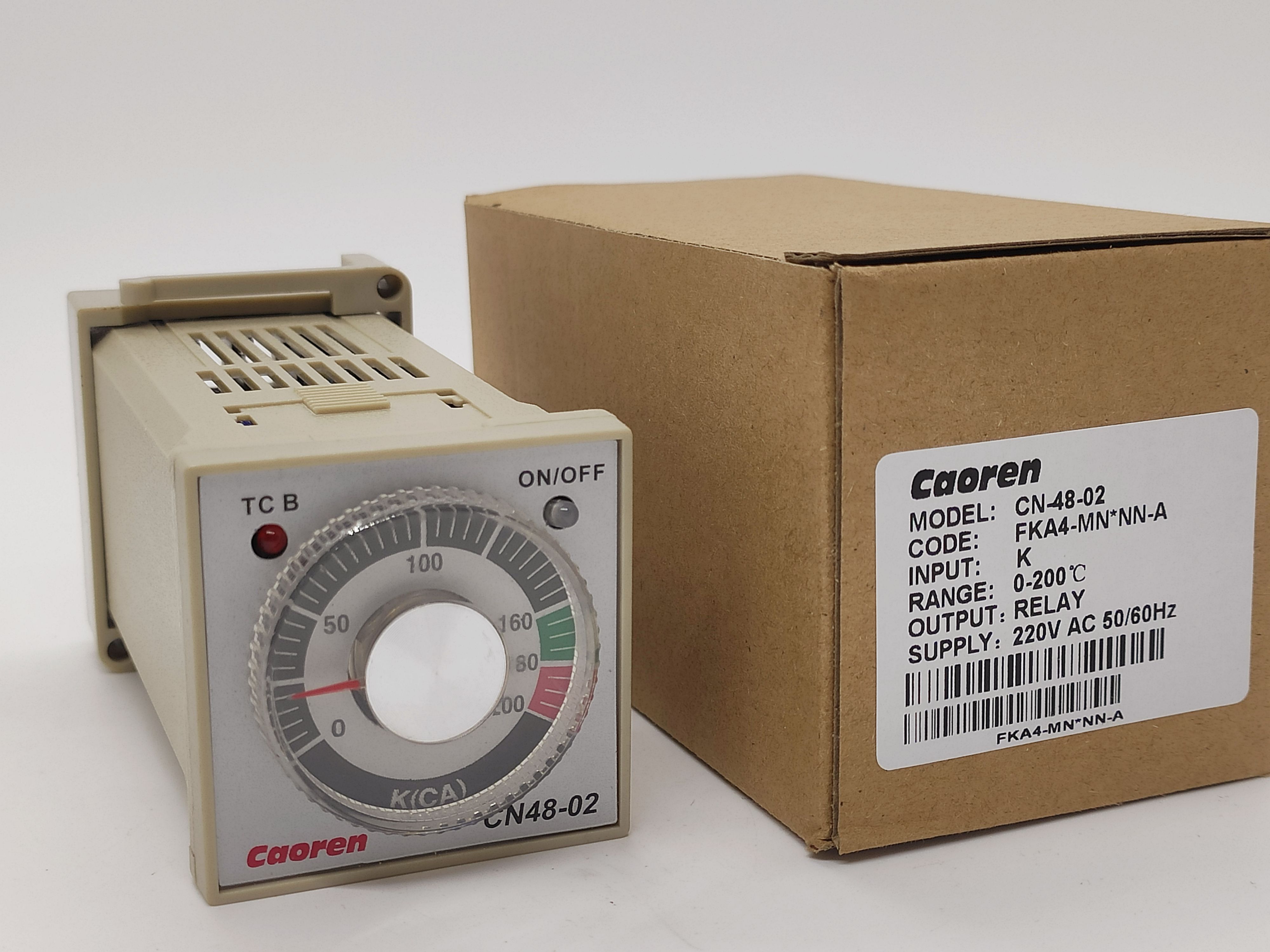 Original Caoren ultra-energy CN48-02 knob finger-type thermostat K type temperature-controlled instrument relay output