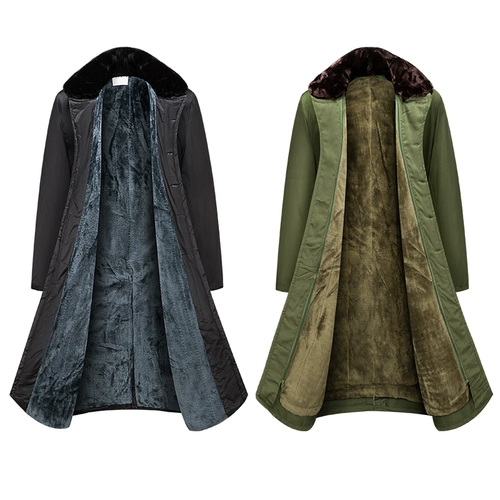 Армейское хлопковое пальто зеленый человек в зиме сгущенным ультра -много рабочей страховой пальто северо -восток хлопковой куртки женский защитный костюм.