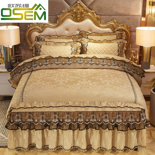 Стеганый комплект, демисезонное покрывало, лебедь, удерживающий тепло пододеяльник, европейский стиль, 4 предмета, увеличенная толщина, 4 шт