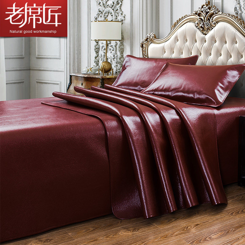 Old Mats Artisan Ox Leather Mat Water Buffalo Leather Mat Water Buffalo Leather Soft 1 5 m Cool Mat 1 8 m Three-piece Hard Mat