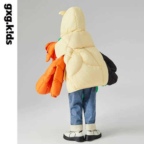 Детский зимний пуховик, куртка подходит для мужчин и женщин, 4 цветов, детская одежда