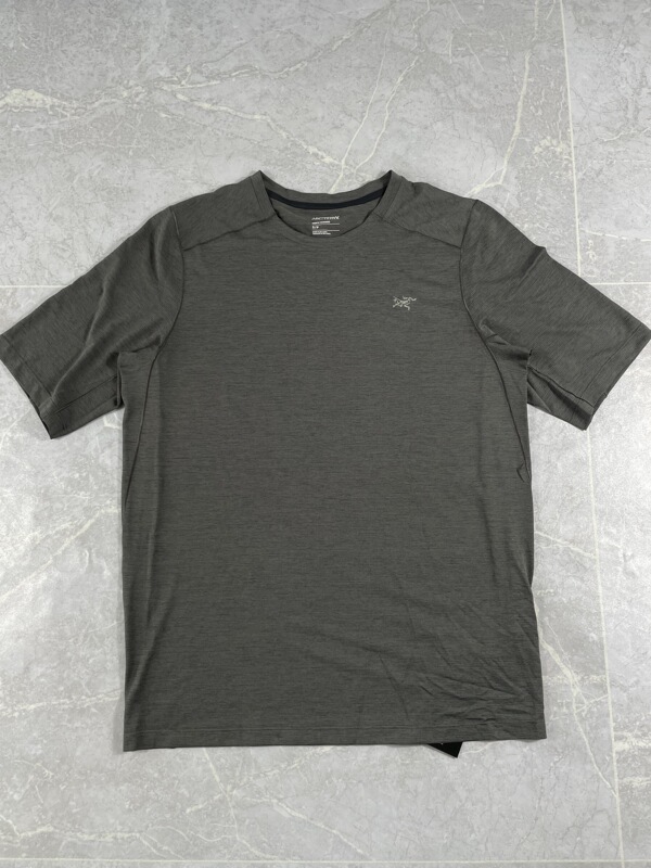 Authentic In-Stock Arcteryx Cormac Series Motus Breathable Ultra-Light Quick-Drying Crew Neck Short-Sleeve T-Shirt