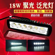 Đèn xe 18W chiếu sáng ban ngày chạy bằng đèn LED off-road đèn pha trước cản nóc xe máy thanh ánh sáng làm việc ngược sáng - Đèn xe máy