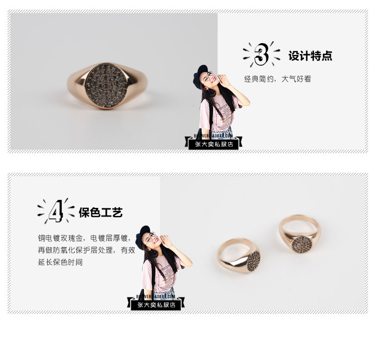 Bague Femme OTHER   en Alliage argent plaque plaque or - Ref 3088373 Image 16