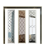 Искусство стеклянного боевого зеркала телевизионное фоновое плитка плитка гостиная, поддерживающая пограничное чайное зеркало белое зеркальное стекло стекло Стеклянное зеркало