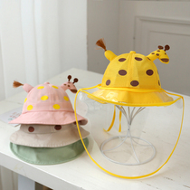 Baby Summer sun visor Anti-droplets sunscreen Nets Fisherman Hat Boy Girl Protective Cute Children Net Hat