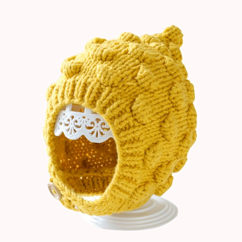 Детская демисезонная милая трендовая шерстяная трикотажная шапка подходит для мужчин и женщин