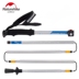 NH khóa trekking cực 7075 hợp kim nhôm gấp telescopic dính mía không carbon khóa cực nhẹ trekking cực gậy cho người già chống trượt có đèn led	 Gậy / gậy