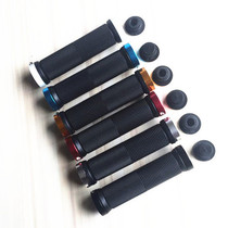 Bicycle handle double lock double lock set mountain bike folding bike cycling equipment round belt handle