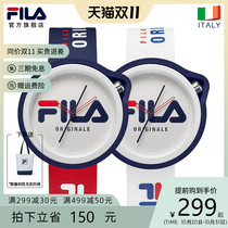 (New) FILA FILA Phila le official male and female watches lovers trend color sports silicone watch 6035