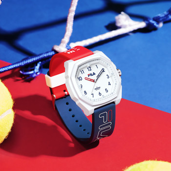Fila Retro Dad-Style Trendy Watch for Middle and High School Students, Classic Color Scheme, Waterproof Fashion Watch 6694