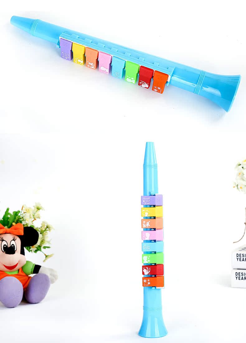 Disney hot trẻ tiểu học nhạc cụ giác ngộ âm nhạc đồ chơi người mới bắt đầu chơi đàn organ bé chơi kèn cho bé