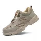 Обувь для рабочей ботинки Summer Anti -Smashing Anti -Pirecing Safety Working Works Shoesshable Sweed Shoe Man