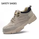 Обувь для рабочей ботинки Summer Anti -Smashing Anti -Pirecing Safety Working Works Shoesshable Sweed Shoe Man