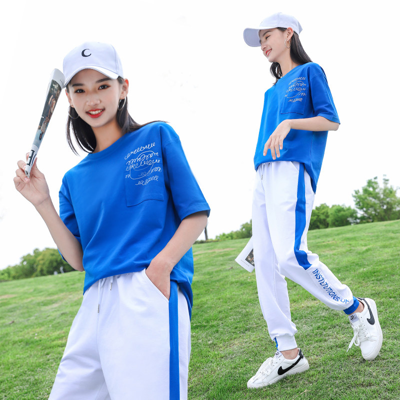 Girls Sports Summer 2023 New Girls Yellow Gas T Shirt 9 in the big children's class casual network red summer dress 15