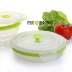 Silicone ngoài trời gấp bát xách tay kín hộp lò vi sóng hộp ăn trưa tủ lạnh bộ đồ ăn di động mì ăn liền bát đặt du lịch bộ chén dĩa cao cấp Đồ ăn tối