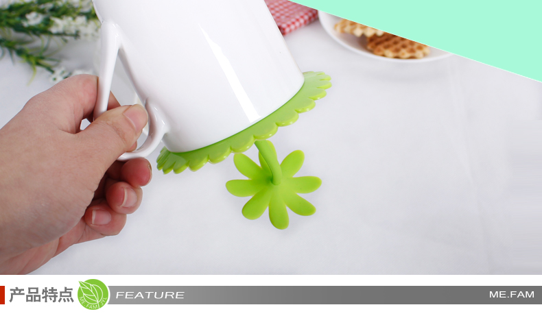 Cup Cover Silicone Không độc hại Cách nhiệt cho trẻ em Cup Cover Phụ kiện Water Cup Cover Silicone Cup Cover - Tách cốc cafe giữ nhiệt