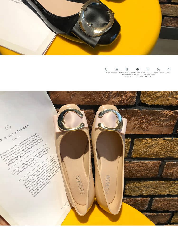 Giày đế bệt đế bệt đế xuồng thời trang giản dị giày slip on nữ