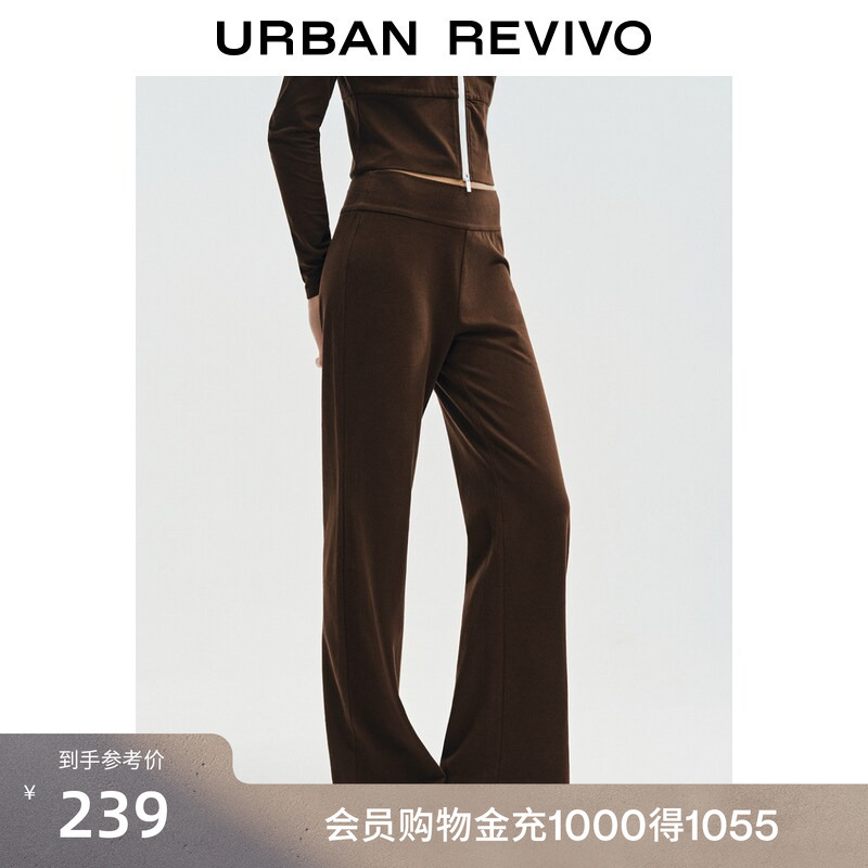 Ur2026 New Autumn Women's Clothing Casual Simple Everyday Sports Versatile Flared Pants Uyy660101