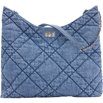 URBAN REVIVO dames mode commuter denim tote single épaule inclinel UAWB32311