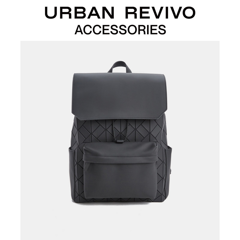 URBAN REVIVO2023 men's large capacity backpack sports travel bag UAMB32036-Taobao