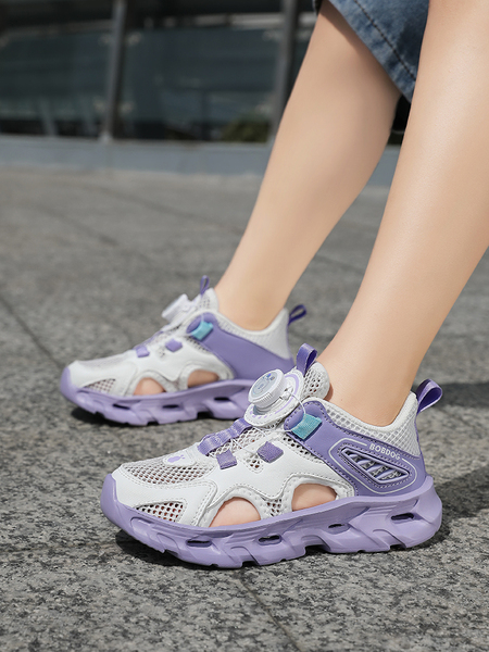 Babudou Kidsren's River-Tracing Shoes, Outdoor Sports Sandals, Girls' Summer New Style Water-Wading Slip-On Beach Shoes — 4