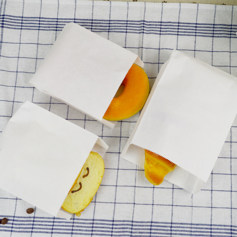 Huaxin Tiangcheng Anti-oil paper paper Disposable Bubble of Egg Tart Fries Fries Fried Chicken Organ Bag 100 Food Packaging Bags