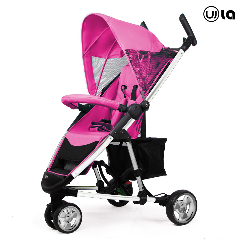 WLA Outlet Europe Three-wheeled Baby Stroller Light Fold can sit and lie baby trolley-Taobao