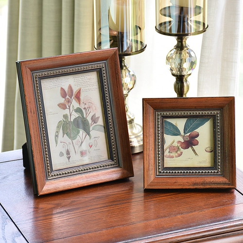 Ретро настенная индивидуальная фоторамка из натурального дерева, в американском стиле, 10 дюймов, делается под заказ