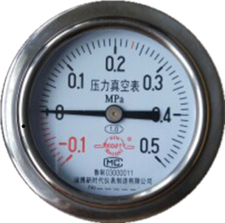 淄博新时代压力真空表-0.1-0.5MPa山东新华立式消毒锅配件