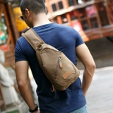 Тканевая нагрудная сумка, тканевый ремешок для сумки на одно плечо для отдыха, в корейском стиле