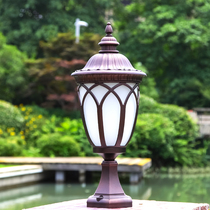 European-style column head lamp wall head lamp wall lamp LED outdoor lamp gate pillar courtyard lamp garden landscape lamp