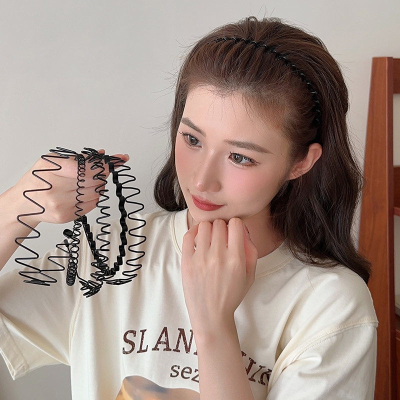 Sports Headband for Women, Special Headband for Washing Face, Non-Tightening Invisible Headband, Men's Back-Of-Head Hairband, Summer Hair Tie, Head Accessory