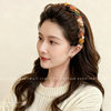 2025 New Sweet and Versatile Comb Hairband, Non-Slip, Autumn and Winter Hair Accessory for Women, Suitable for Daily Wear, High Cranial Top Hair Clip Headband