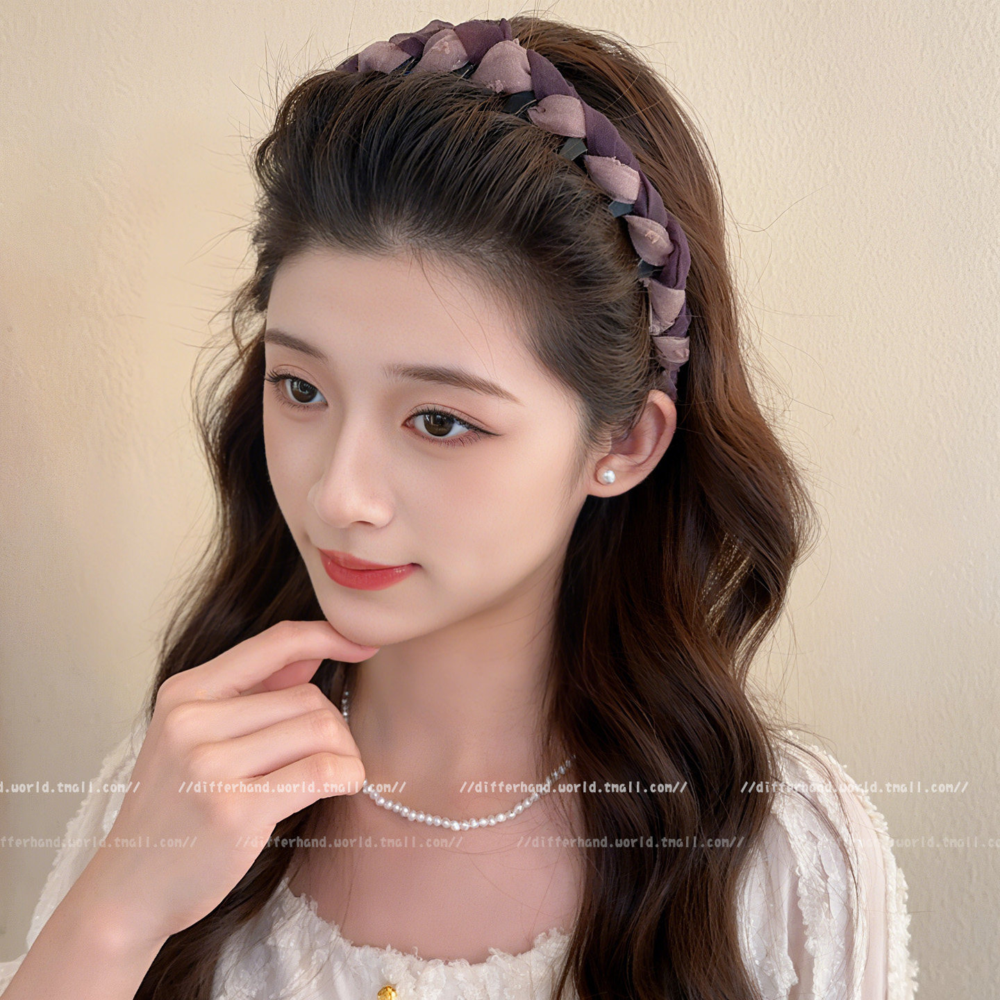 Mesh High-Top Headband for Women 2026 New Style, High-End Non-Slip Face-Washing Headband, Daily Wear Hair Clip Headwear