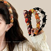 2025 New Sweet and Versatile Comb Hairband, Non-Slip, Autumn and Winter Hair Accessory for Women, Suitable for Daily Wear, High Cranial Top Hair Clip Headband
