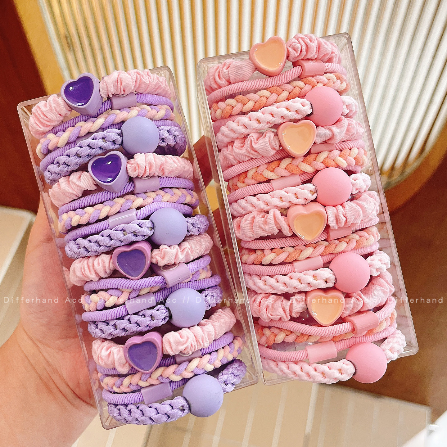 Children's Cute Hair Ties for Ponytails, High Elasticity, Durable Hair Ties, Simple Korean Style, High-End Rubber Bands, Elegant and Versatile Hair Accessories
