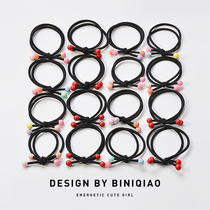 Sweet Cherry hair rope Korean headdress simple Joker rubber band personality girl heart ins cute head rope