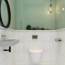 Nordic wall tiles Bathroom 300X600 Bathroom lattice tiles Balcony Kitchen dining bread tiles Tiles