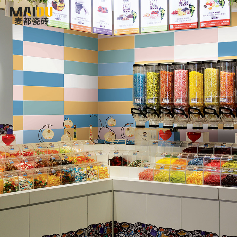 Mcall Nordic Ins Morandi Makeup Room Bathroom Toilet Kitchen Wall Brick Glazed Face Brick 200X600 Macaron