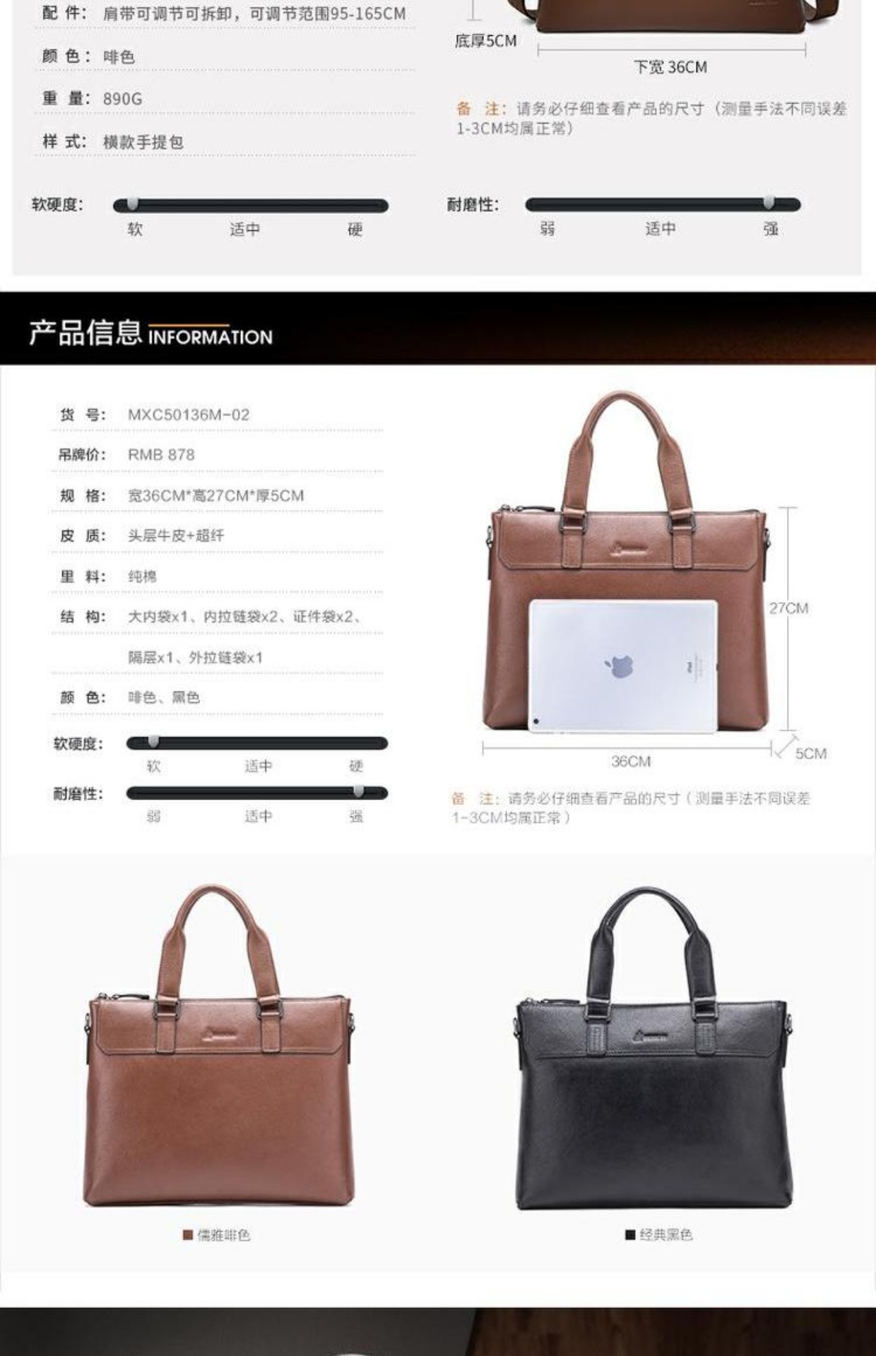 Scarecrow da nam kinh doanh túi chéo vai túi xách nam túi xách lớp da đầu tiên Messenger túi thủy triều - Túi của con người túi furla